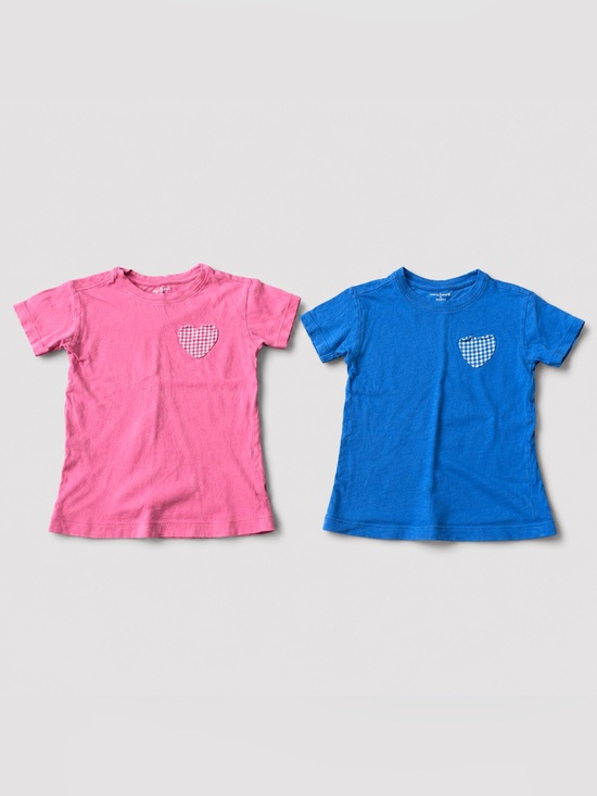 Old Navy Other - Old Navy Pink & Blue Heart Graphic T Shirt Bundle Size 5T